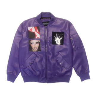 EXTASY JACKET PURPLE (VEGAN LEATHER)