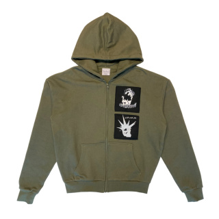 RIOT HEAVY ZIP HOODIE