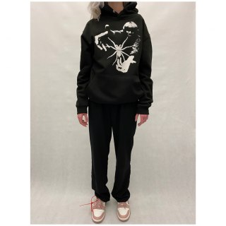 SPYDER HOODIE BLACK